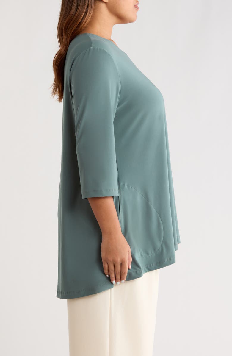 Vikki Vi Swing Tunic, Alternate, color, Sage