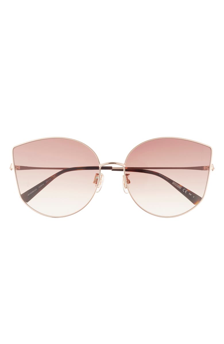 Moschino 64mm Oversize Sunglasses, Main, color, 