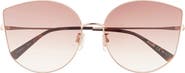 Moschino 64mm Oversize Sunglasses