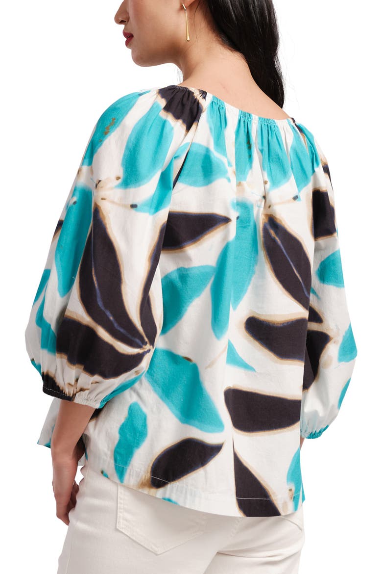 Bliss Top Banana Leaf, Alternate, color, Blue/Multi