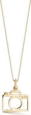 Ember Fine Jewelry 14k Gold Camera Pendant Necklace