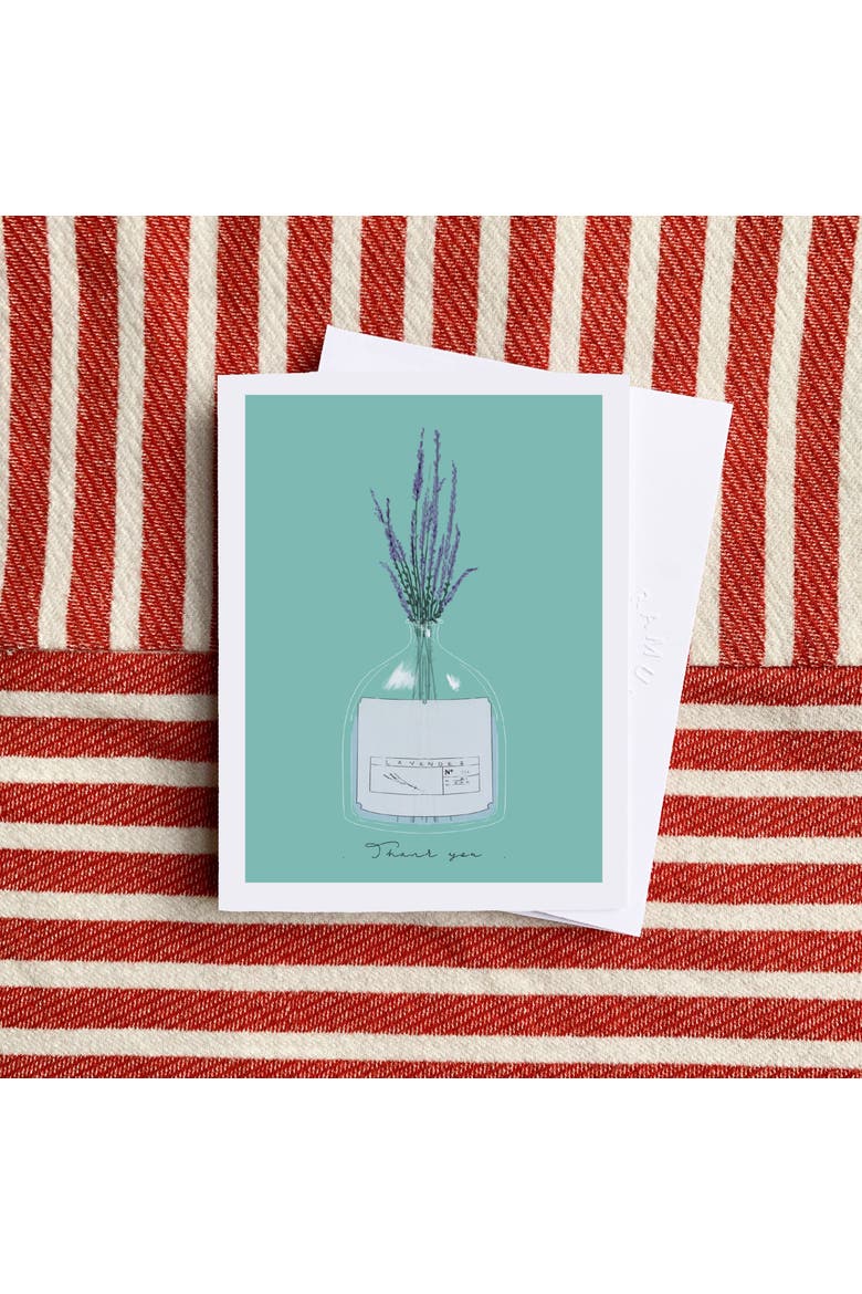 Thank You Greeting Card Pack (3ct) "Thank You Glass Lavender", Alternate, color, Multi-Pack