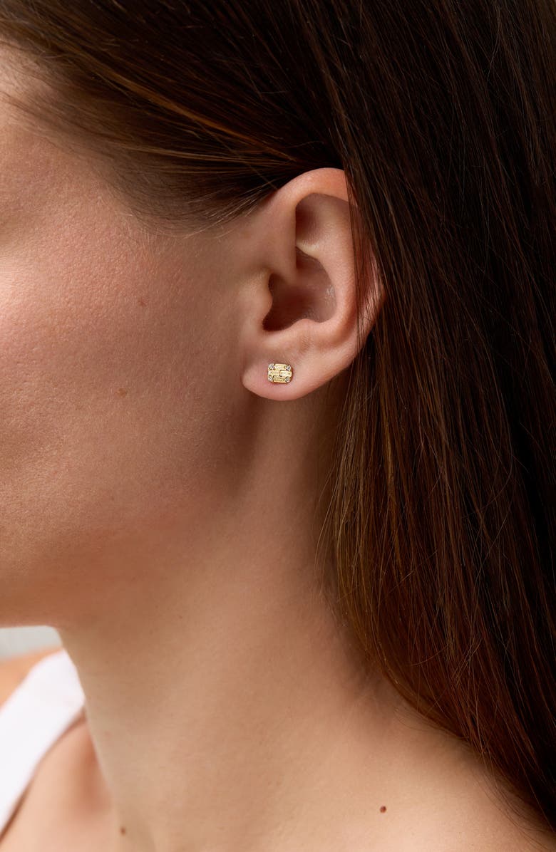 Bony Levy Maya Diamond Stud Earrings, Alternate, color, 18K Yellow Gold