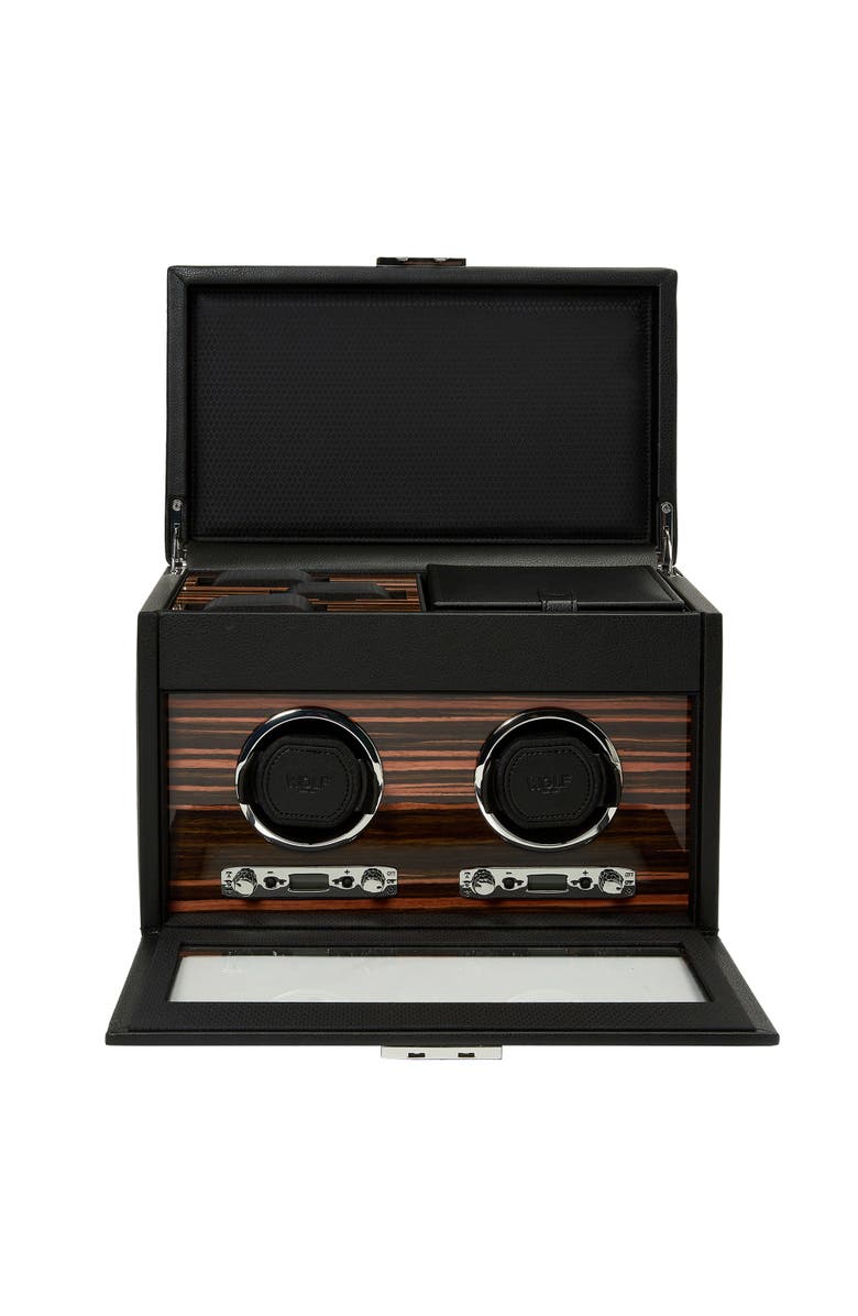 WOLF Roadster Double Watch Winder with Storage, Alternate, color,