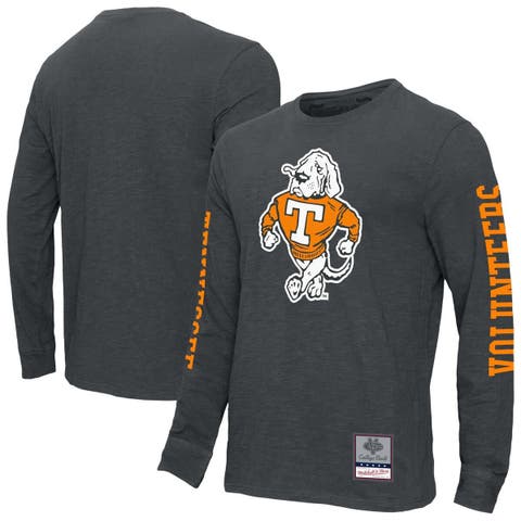 Men's Mitchell & Ness  Charcoal Tennessee Volunteers Team Pride Long Sleeve T-Shirt