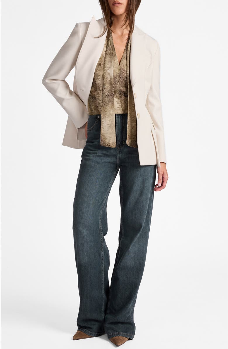 Santorelli Mimi Open Flap Jacket, Alternate, color, Sandstone
