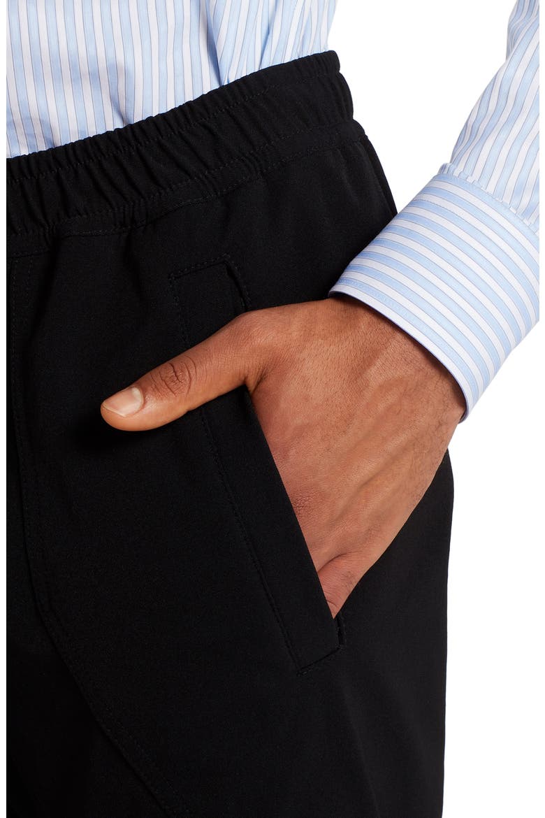 Stretch Gabardine Pants, Alternate, color, BLACK