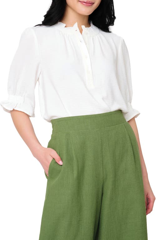 Gibsonlook Dianthus Puff Sleeve Top