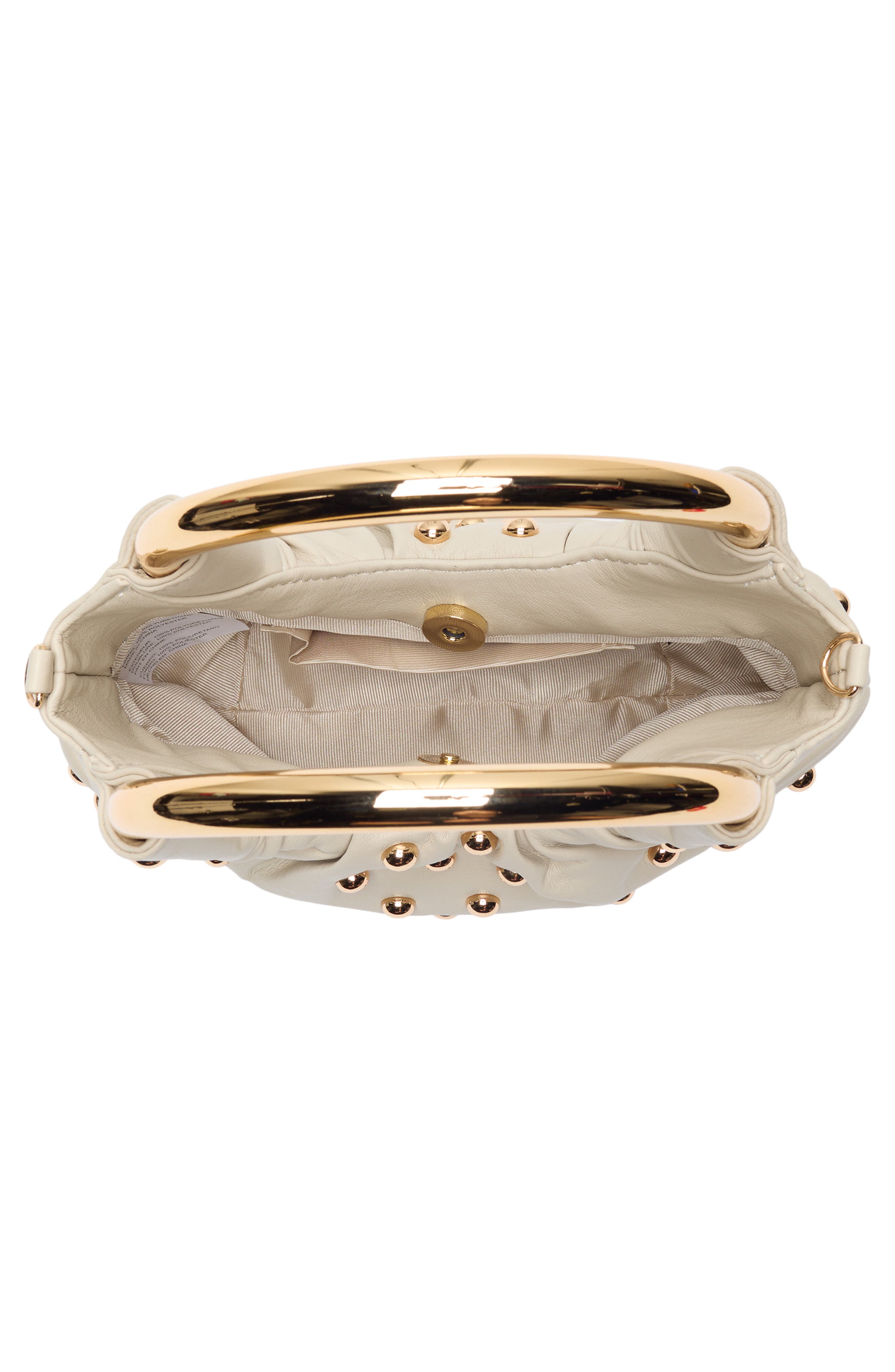 Dolce Vita Becca Stud Shoulder Bag, Alternate, color, Cream