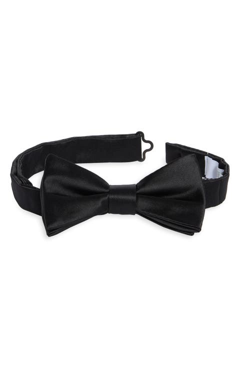 Satin Solid Bow Tie