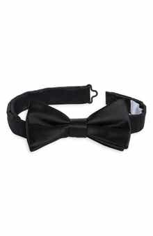 NORDSTROM RACK Satin Solid Bow Tie