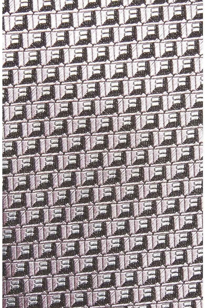 Micro Pattern Silk Tie, Alternate, color, MICRO PINK