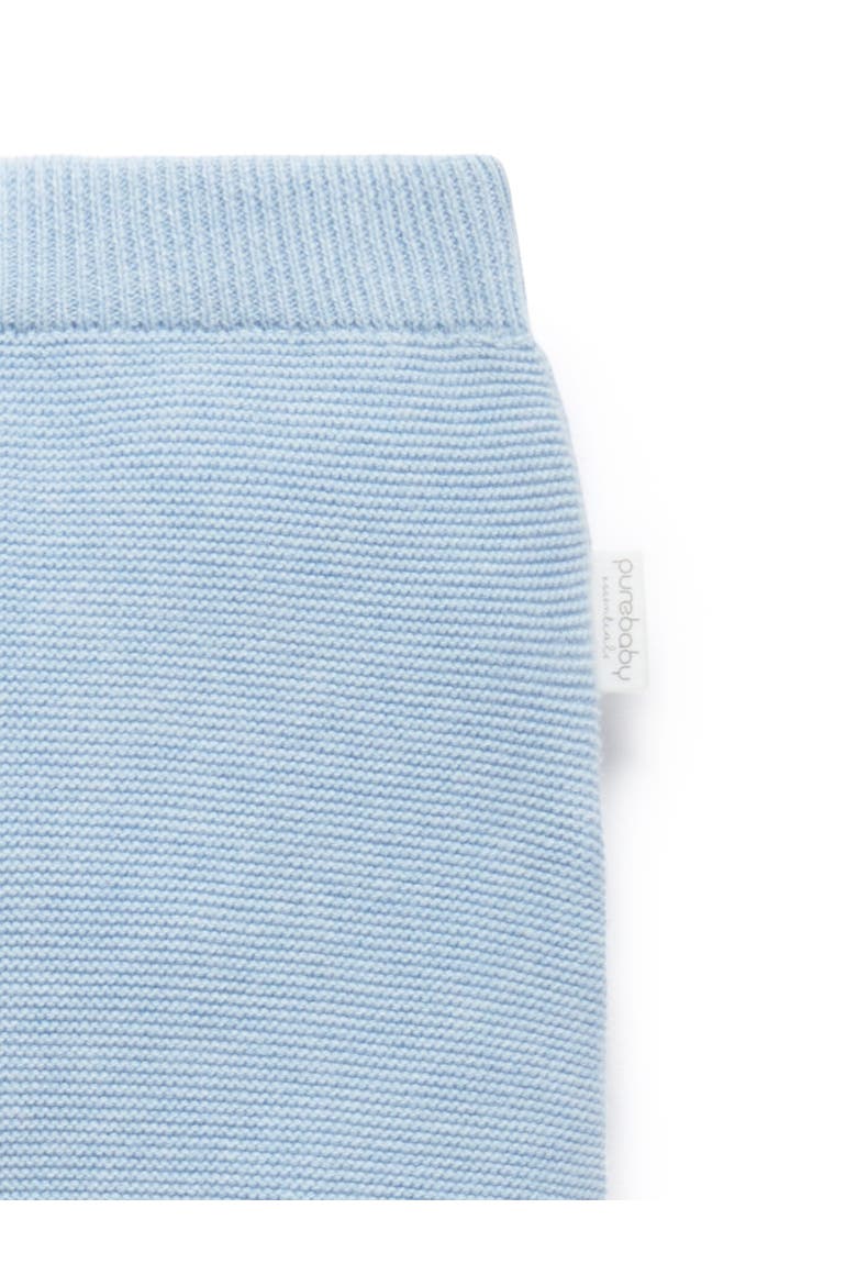 Textured Knit Legging, Alternate, color, Blue Melange