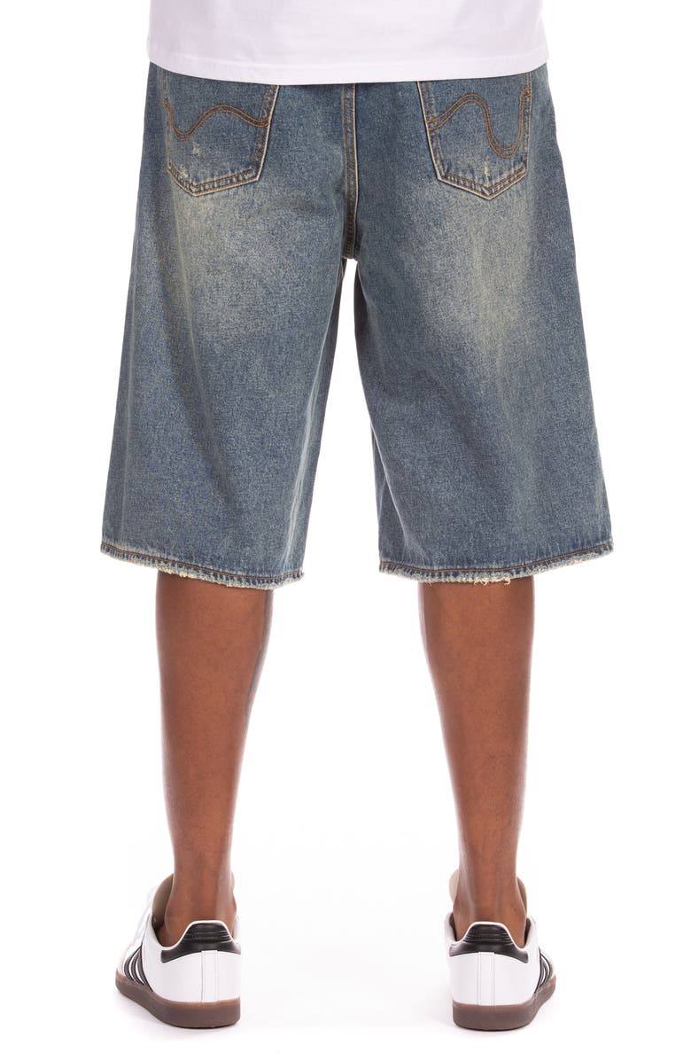 ICECREAM Baskin Denim Short, Alternate, color, Blue Fudge