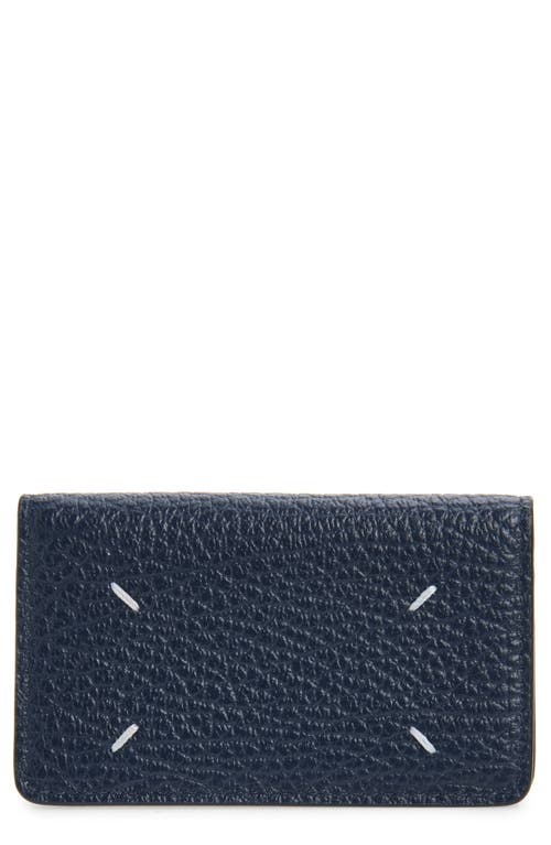 Maison Margiela Four Stitches Leather Card Holder In Multi