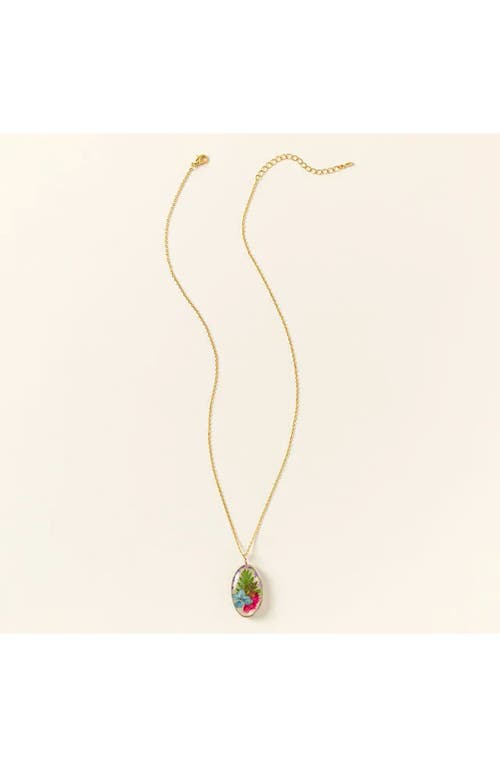 Belart Mother And Daughter Flower Pendant Necklace In Multi