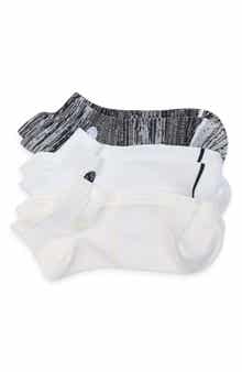 3-Pack Mesh Back Tab No Show Socks