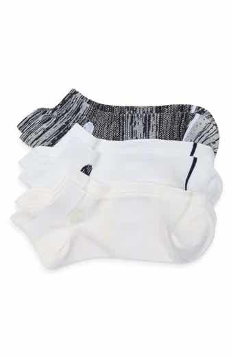 3-Pack Mesh Back Tab No Show Socks