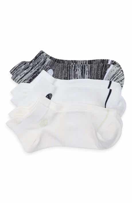 3-Pack Mesh Back Tab No Show Socks