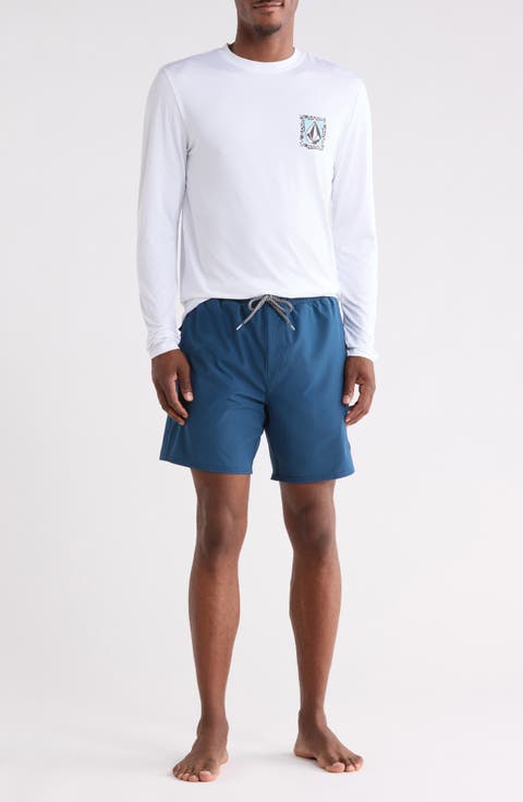 Rashguard Top & Swim Shorts Set