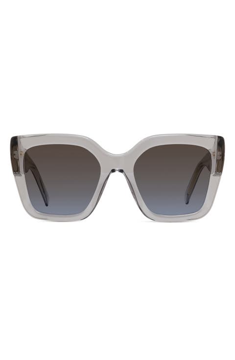 Bold 53mm Square Sunglasses