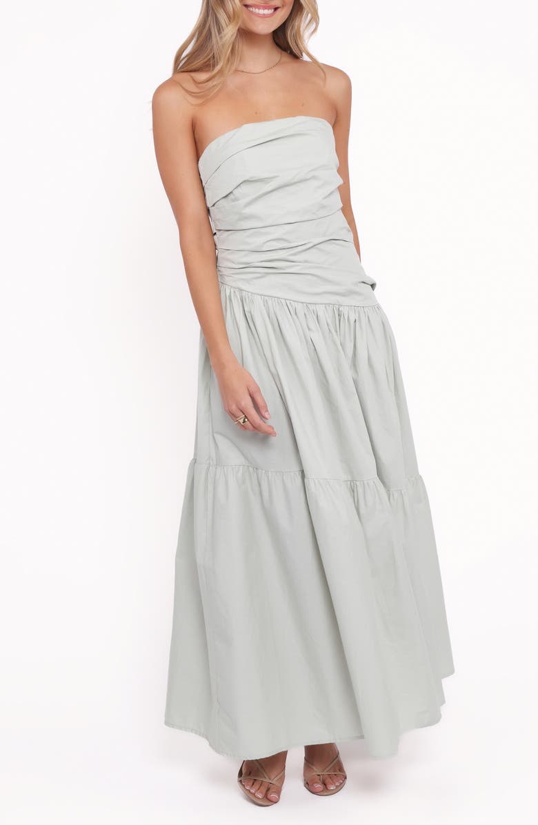 Petal & Pup Blanche Strapless Maxi Dress, Main, color,