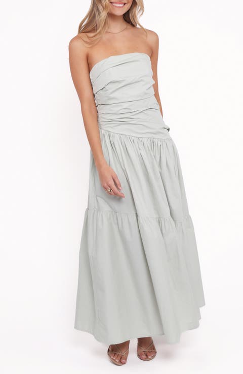 Blanche Strapless Maxi Dress