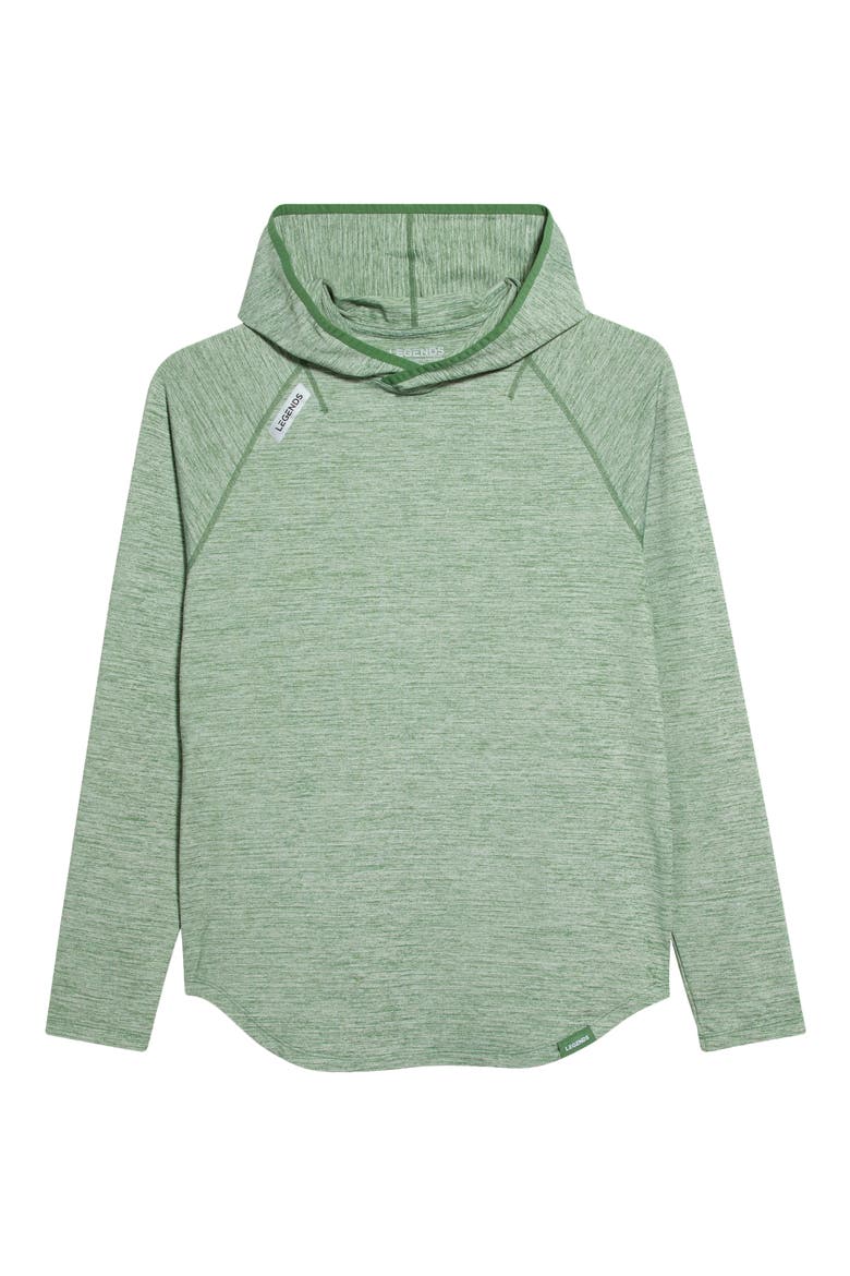 Enzo Performance Hoodie, Alternate, color, ELM HEATHER