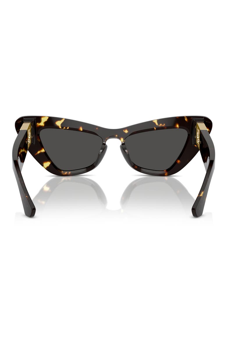 51mm Cat Eye Sunglasses, Alternate, color, DK HAVANA