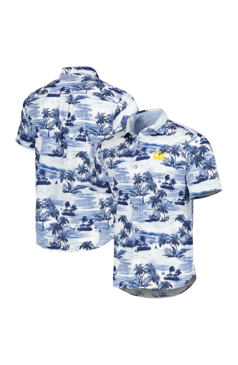 Tommy Bahama Men's Tommy Bahama Navy Cal Bears Tropical Horizons Button-Up Shirt, Main, color, 