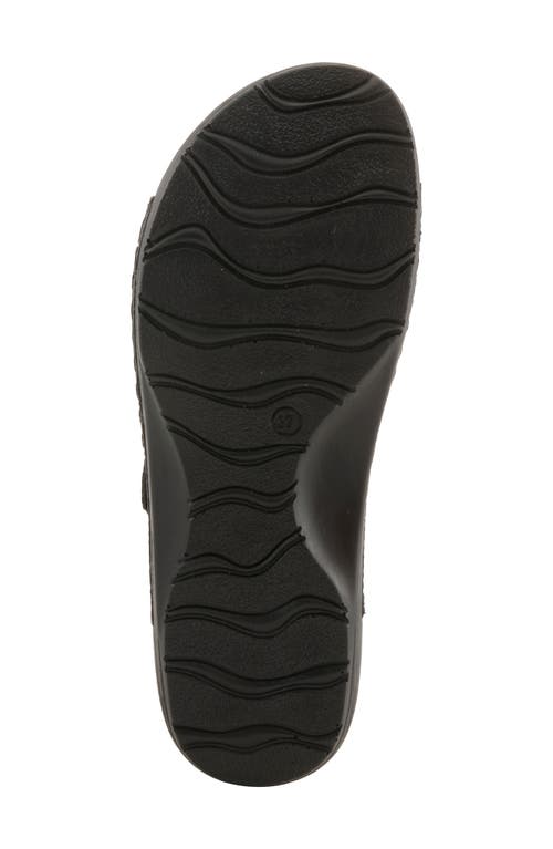 Flexus By Spring Step Slide Sandal In Black
