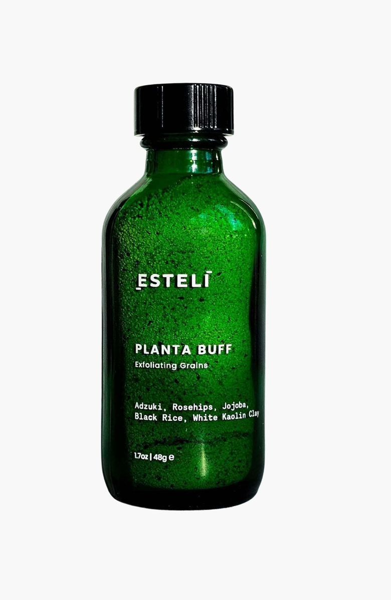 Esteli PLANTA BUFF Exfoliating Grains FACE, Main, color, Dark Green