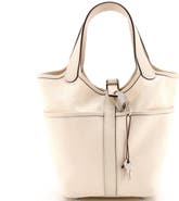 Pre-Owned Hermes Cargo Picotin Lock Bag Canvas and Swift PM