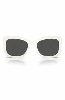 Prada 56mm Oval Sunglasses