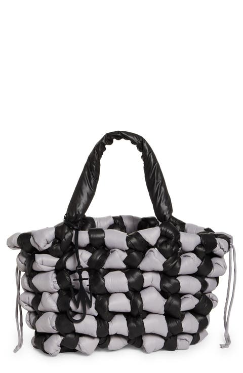 Knotted Leather Tote