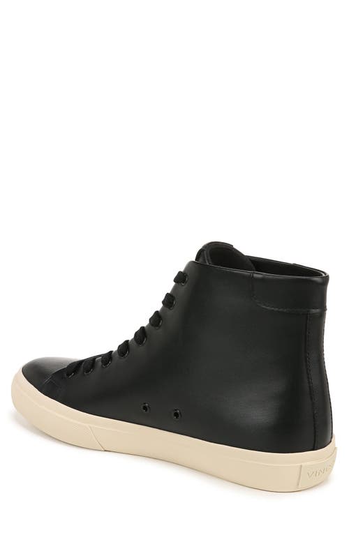 Vince Men's Fulton High Top Leather Oxford Shoes In Black