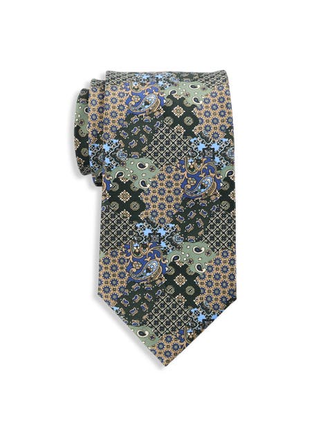 Big & Tall Patchwork Paisley Tie