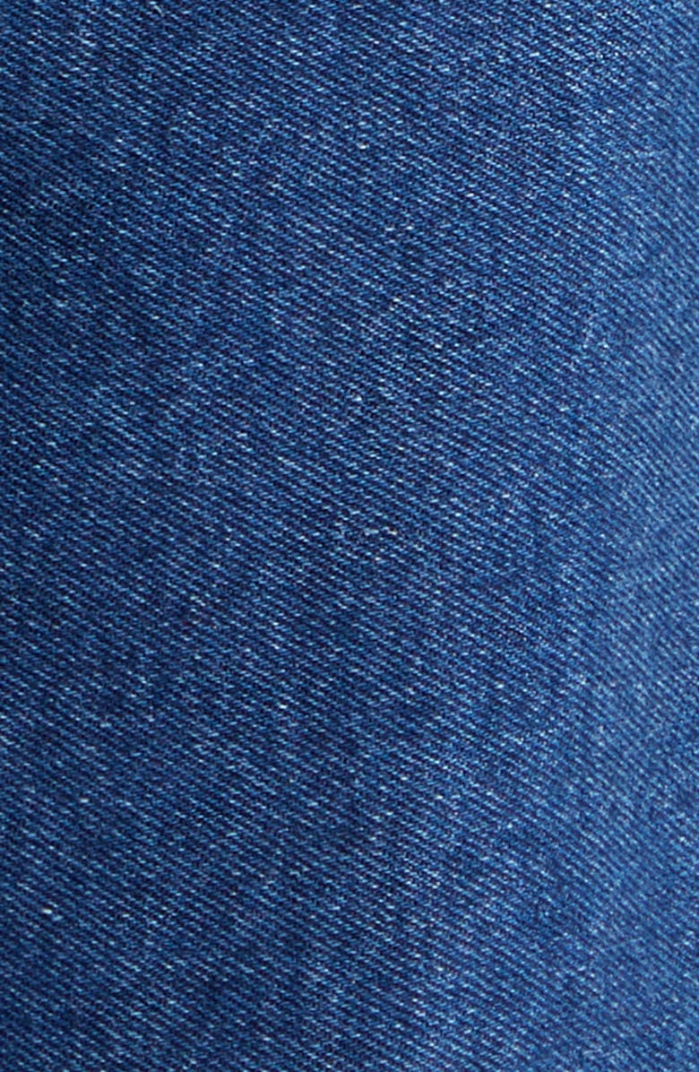 Bode Embroidered Denim Jacket, Alternate, color, Indigo