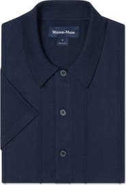 Mizzen+Main Ashe Cotton Blend Performance Button-Up Sweater