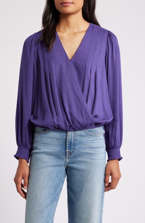 Long Sleeve Wrap Top