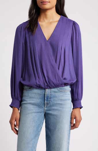 Long Sleeve Wrap Top