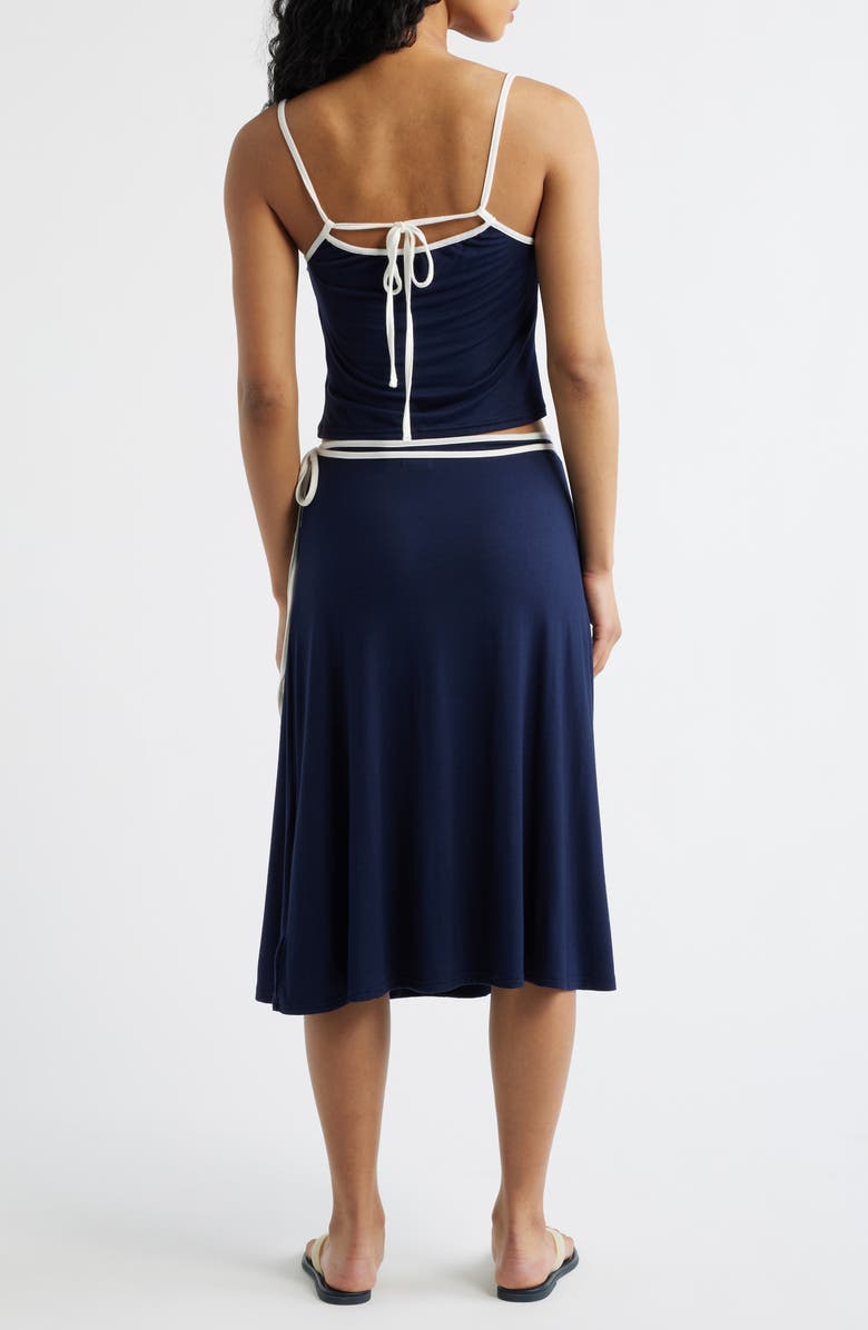 Free People Opal Tank & Skirt Set, Alternate, color, Navy Combo