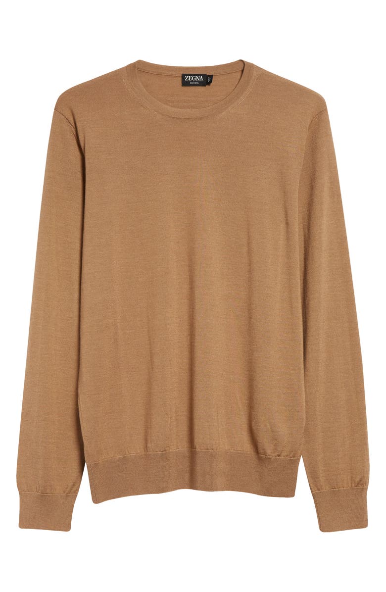 ZEGNA Cashseta Cashmere & Silk Sweater, Alternate, color, 