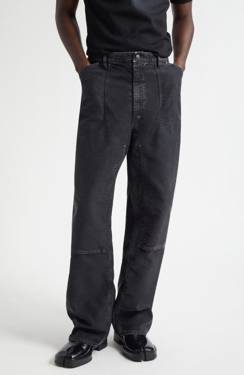 パンツ MAISON MARGIELA slim pants Authentic Maison Margiela MM6 Wide Pants Size:38 S30460