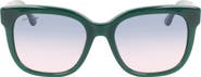 Lacoste 55mm Gradient Rectangular Sunglasses