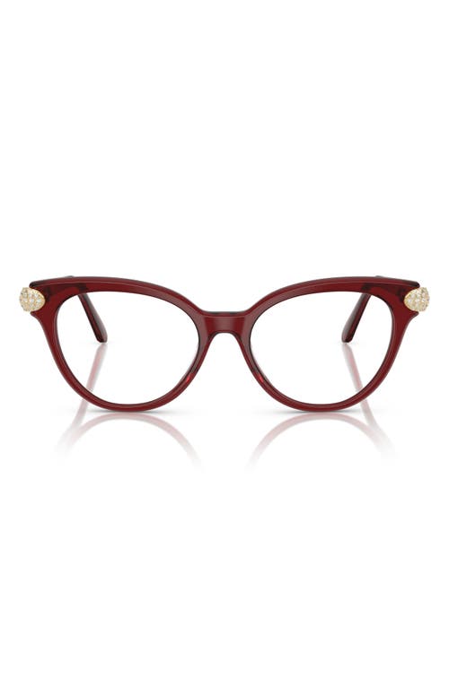 Swarovski 53mm Phantos Optical Glasses In Brown