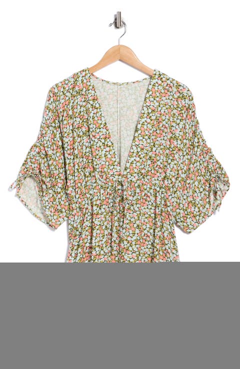 Mousse Floral Kaftan Cover-Up