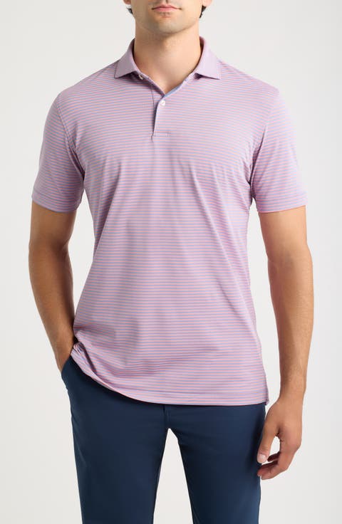 Verse Stripe Crown Crafted Performance Jersey Golf Polo