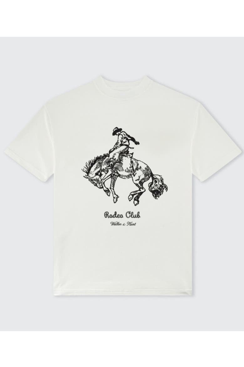 Rodeo Horse Short Sleeve T-Shirt, Alternate, color, Off-white