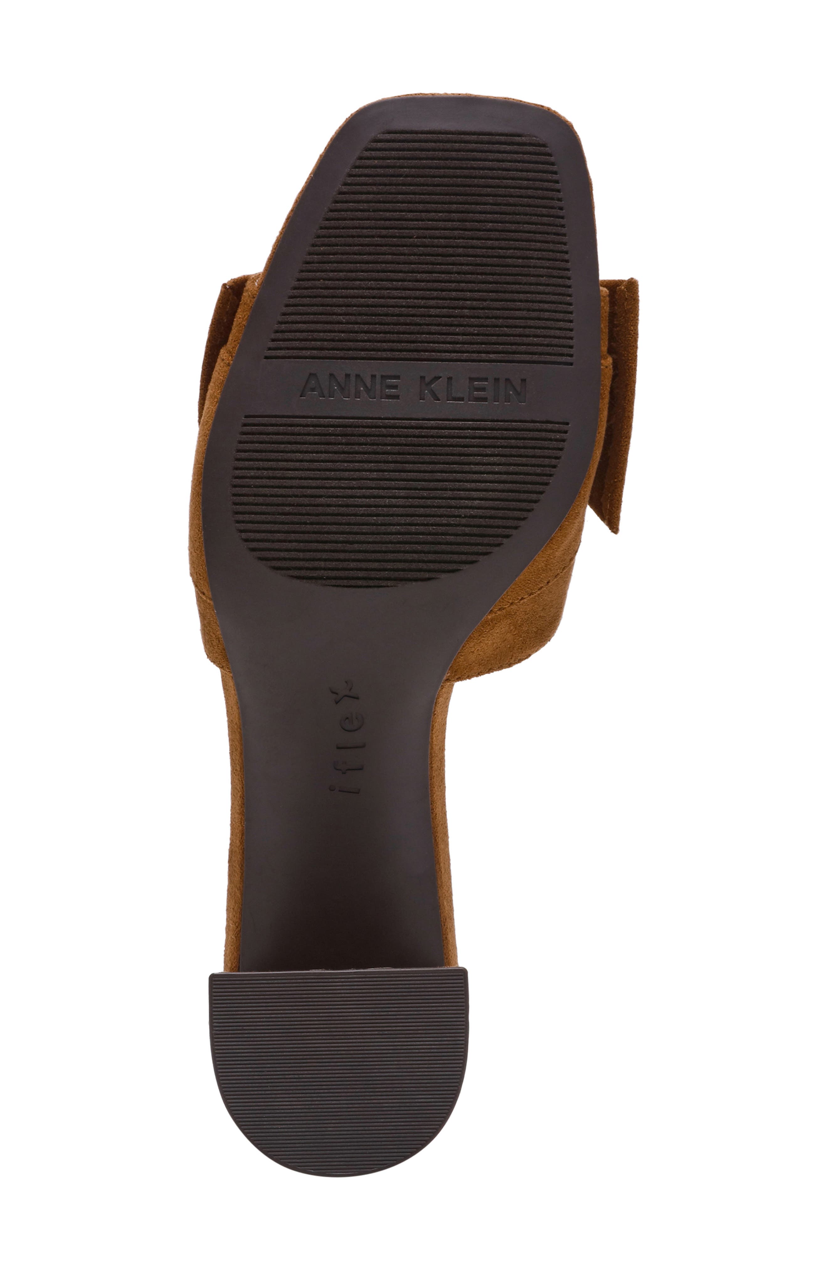 Kizmet Bow Slide Sandal, Alternate, color, HAZELNUT